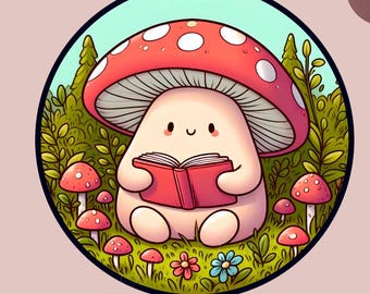 PNG di libri, libro PNG, amante dei libri PNG, club del libro PNG, libri PNG, appassionato di libri PNG, lettore fantasy PNG, lettura PNG, amante dei libri, fungo PNG