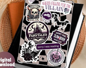 Dark romance Kindle Insert For Clear Case, kindle insert, printable kindle insert, Paperwhite, Basic, Scribe, kindle insert front,