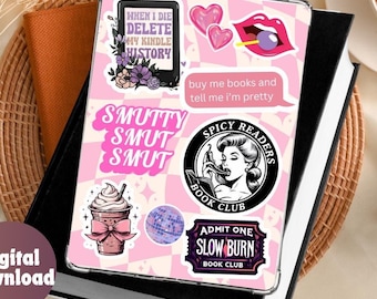 Kindle Insert For Clear Case, kindle insert, smut kindle insert, printable kindle insert, Paperwhite, Basic, Scribe, kindle insert front,