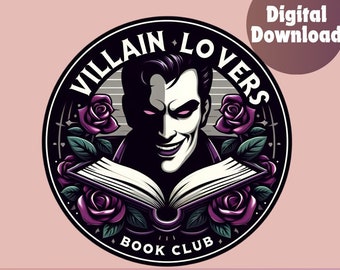 Villain lovers png, Book png, bookclub png, Books png, bookish png, dark romance reader, reading png, png for shirts, book lover