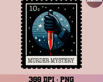 Murder mystery png, book trope stamp, Book png, bookclub png, Books png, bookish png, reading png, true crime png, book lover png, crime png