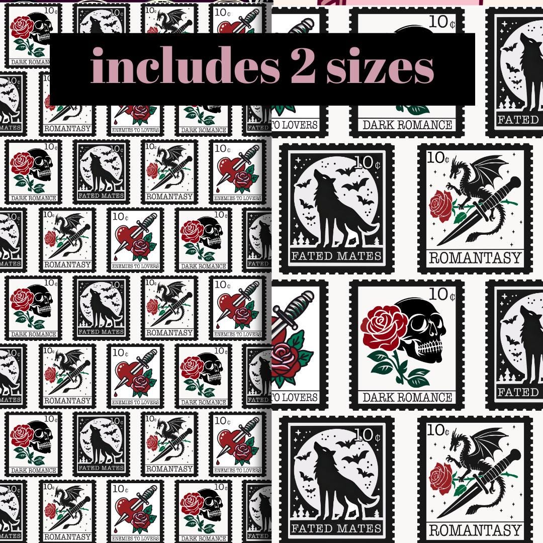 Book Tropes Pattern, Bookish Seamless Pattern, Books Seamless Pattern ...