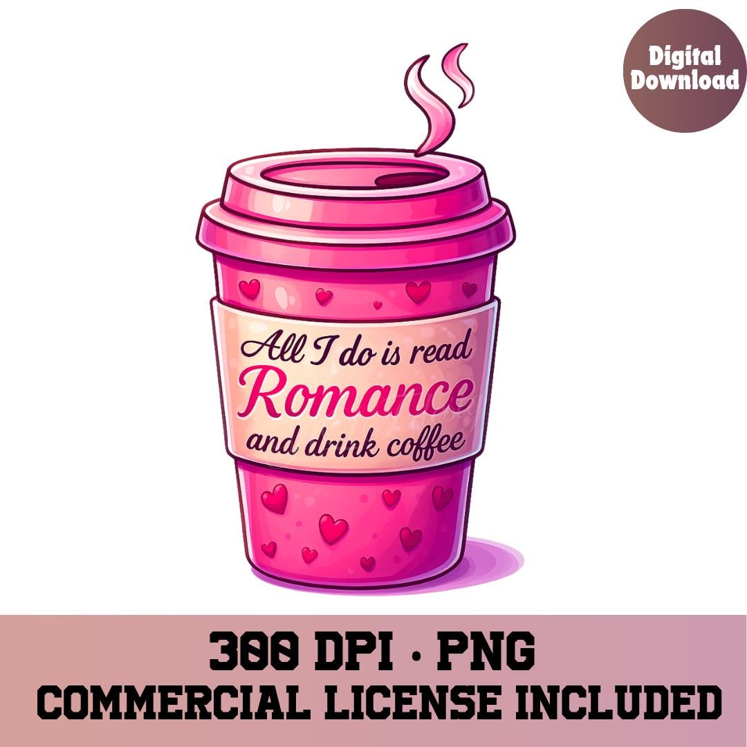 Romance reader png, Book tropes, bookclub png, Books png, bookish png, romance reader, reading png, romance book lover, coffee lover png,