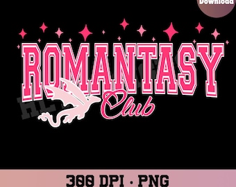 Romantasy png, Book png, bookclub png, Books png, bookish png, romance reader, reading png, png for shirts, romance book lover, bookish png