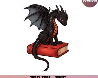 Book Dragon png, dragon clipart, Fantasy girlie, Romantasy png, fantasy png, bookclub png, Books png, bookish png, fantasy reader, dragon