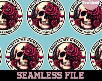 Dark romance seamless pattern, book seamless pattern, dark romance png, bookish Seamless Pattern, book repeating pattern, reading pattern,