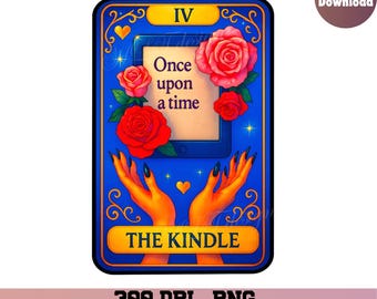 The kindle tarot png, Book tarot png, bookish sticker png , bookclub png, Books png, bookish png, trendy vintage, reading png, kindle png