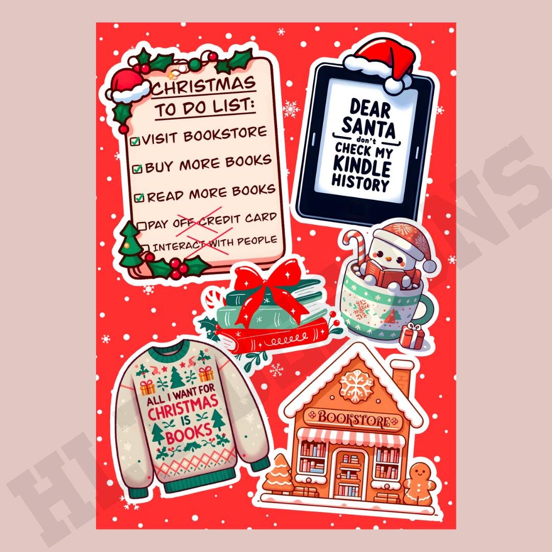 christmas kindle insert for clear case, kindle cover, printable