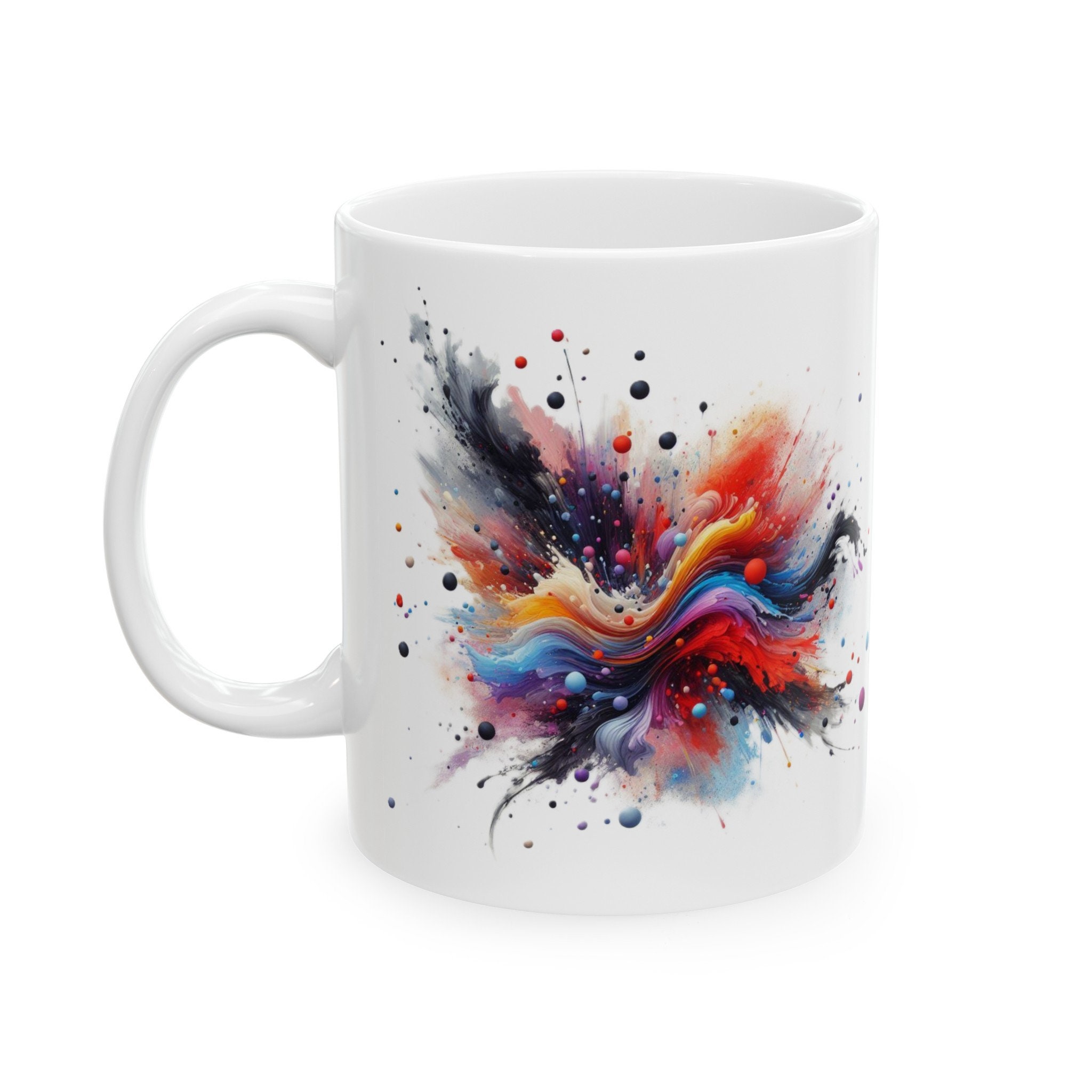 Explosion Mug The Original Abstract Explosion Workday Ceramic Coffee Tea Cup Mug ...