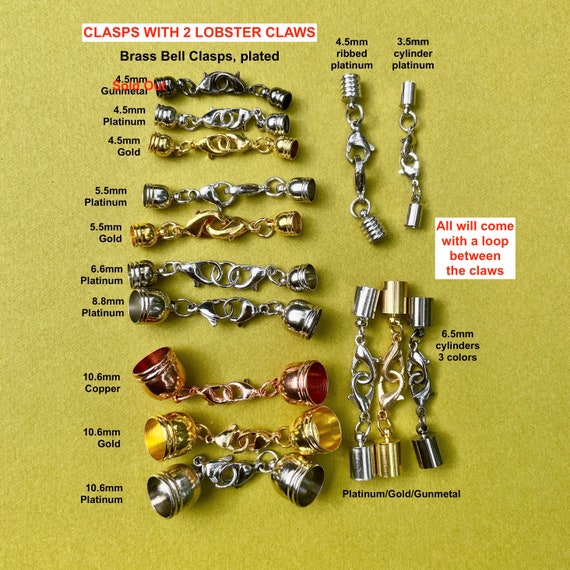 Necklace lobster shop clasp