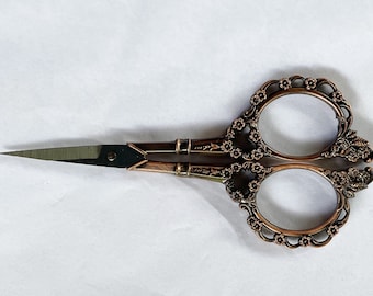 European style scissors - stainless steel scissors for embroidery, sewing and craftwork