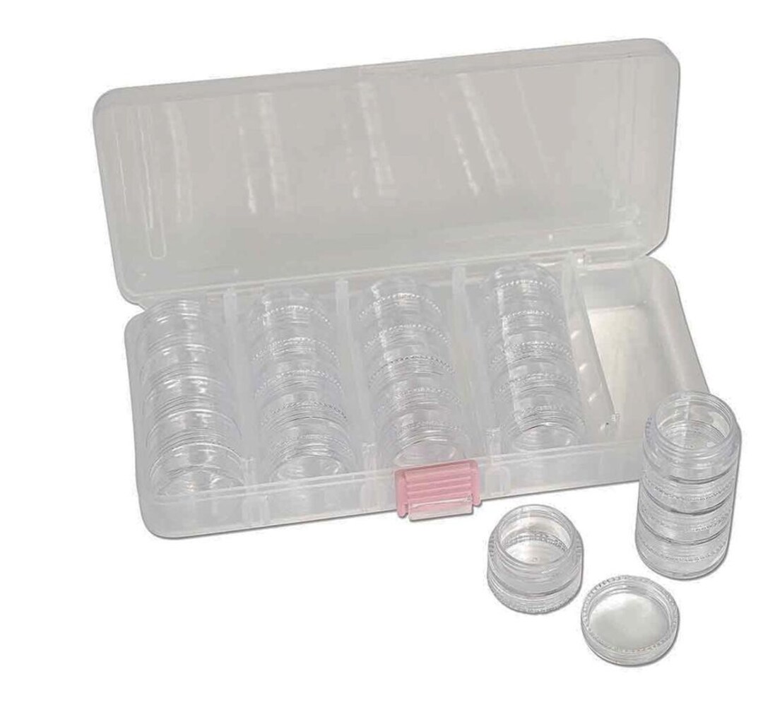 Small Sample Jars Stackable 25 Clear Stackable Jars With Box - Etsy