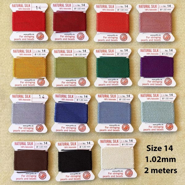 No. 14 Griffin Silk Cord 6.5 feet / 1.02 mm size 14