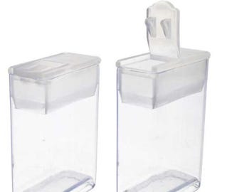 20 Flip Top Plastic boxes for bead storage, other small items