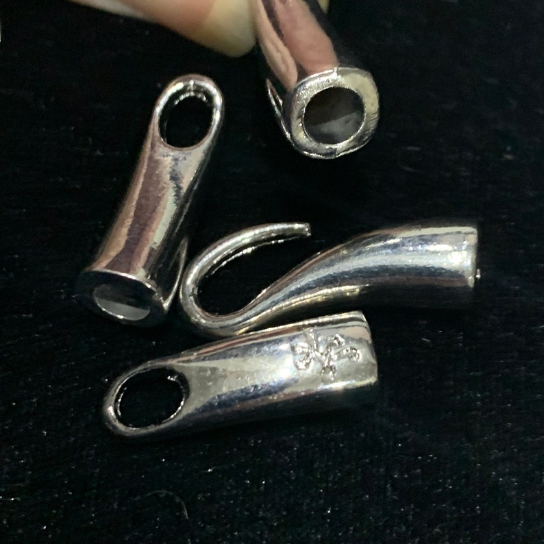 Large necklace clasps. Set7 with 4mm holes Hook /& Eye Clasps