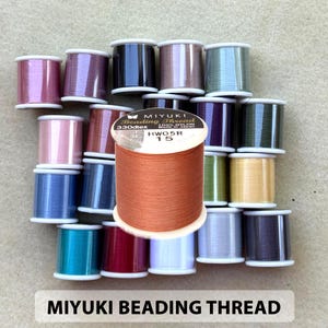 24 Colors Miyuki Beading Thread Size &quot;B&quot; 50m spool