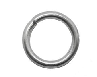 Stainless Steel Jump Rings 6mm (Pkg/100)