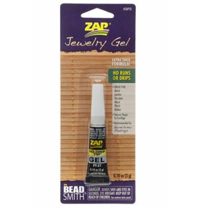 Zap Jewelry Gel .1 oz 3 g Beadsmith instant bonding glue image 1