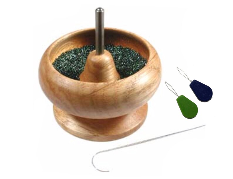 Bead Spinner bead stringing tool Beadsmith Spin & String Etsy