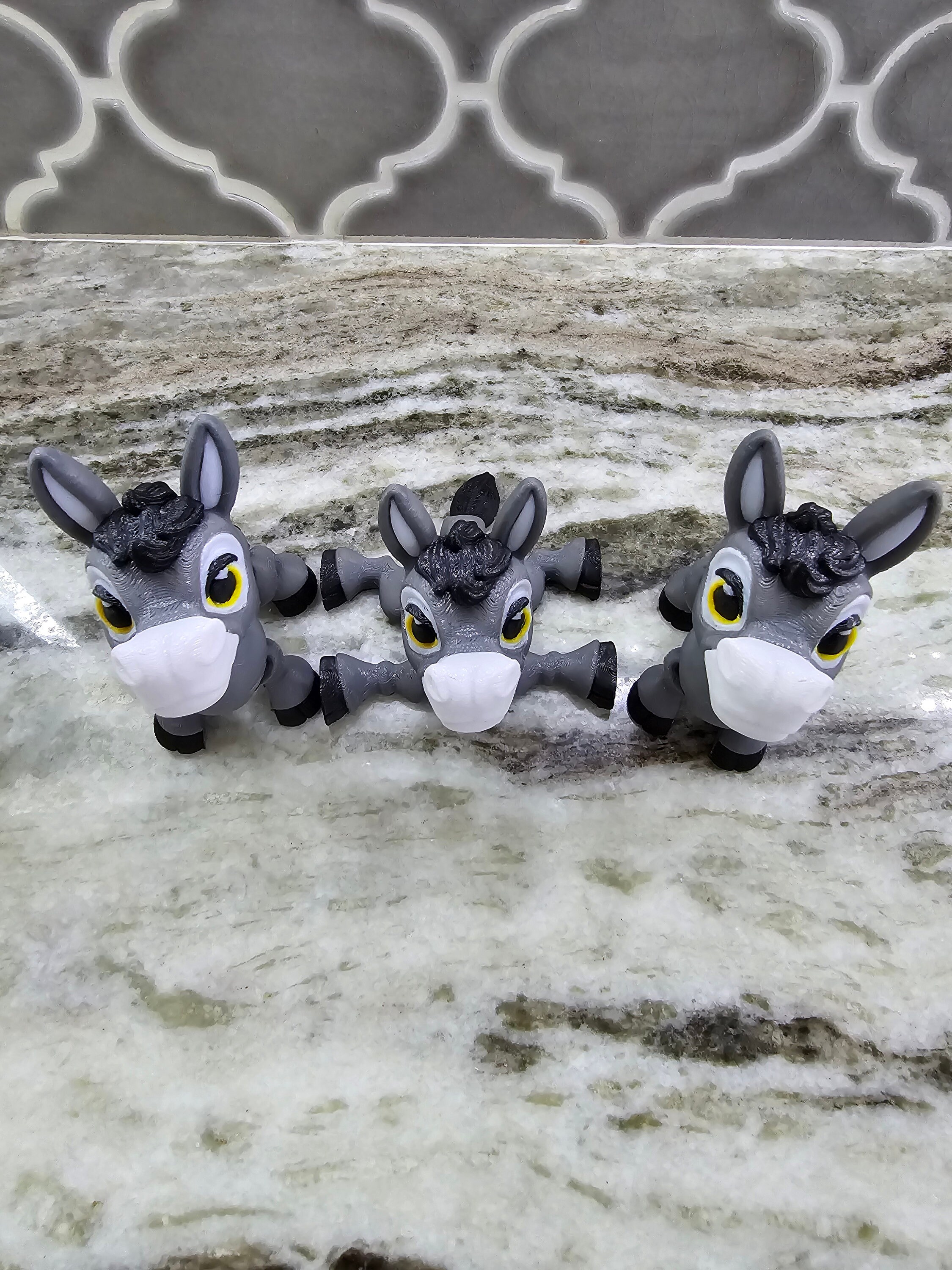 donkey products社 宇宙飛行士③ 3D Printed Articulating Donkey Fidget - Etsy