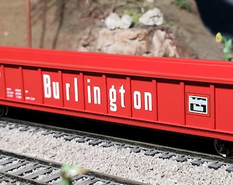 Train à l'échelle HO Télécabine CB&Q Scaletrains