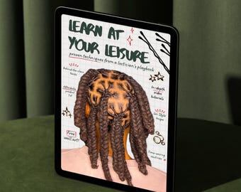 Loctician Training Guide | Learn to Retwist Locs | Natural Hair Care Ebook