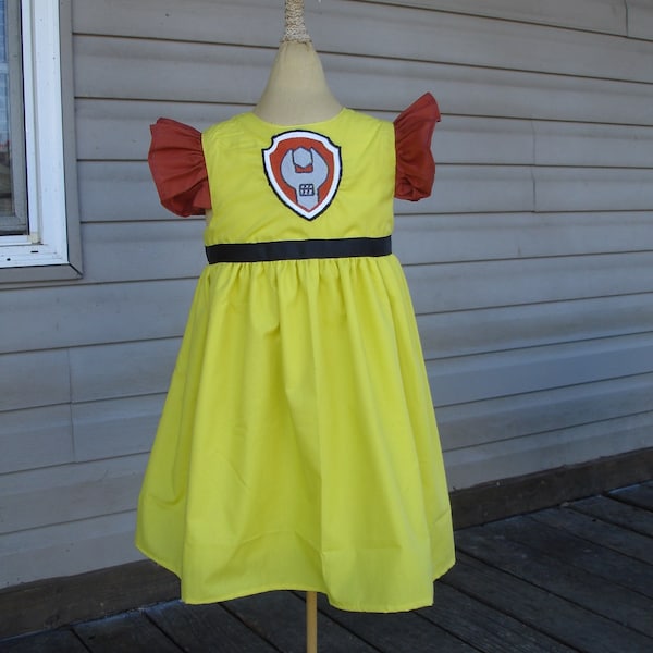 Rubble Paw Patrol Girl Costume - Etsy