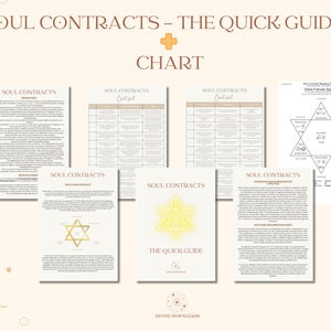 SOUL CONTRACT CHART + Kurzanleitung | Entschlüsseln Sie Ihren eigenen Energetischen Blueprint und erhalten Sie Ihr Seelenvertrags-Chart innerhalb von 24 Stunden
