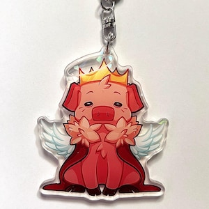 Technoblade Never Dies Acrylic Keychain: Charity Donation