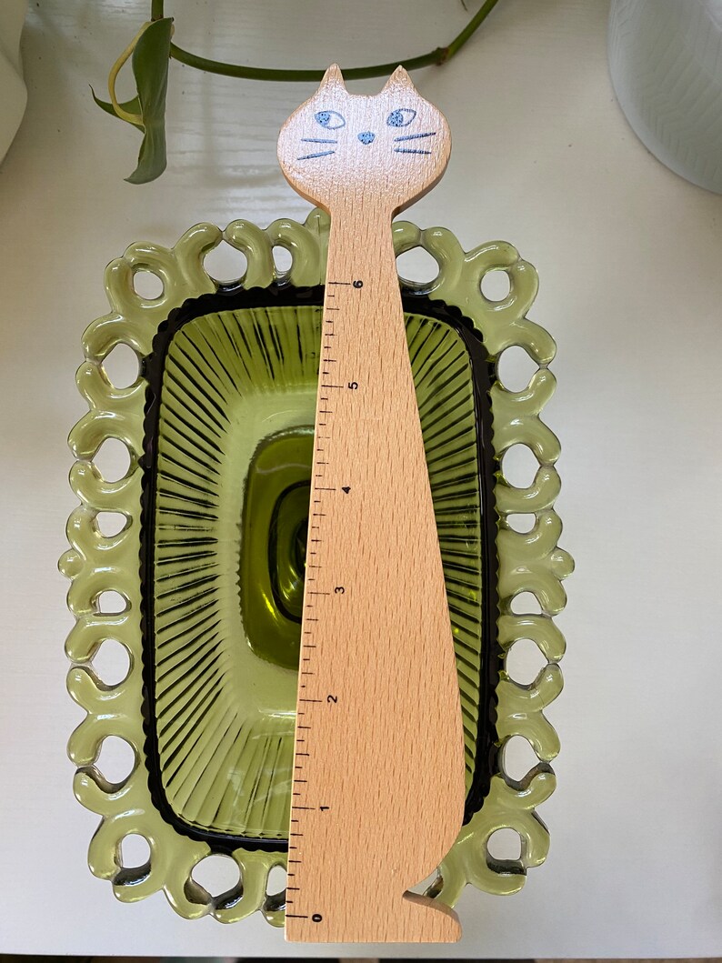 Olive Green Indiana Glass Tall Footed Candy Dish Etsy