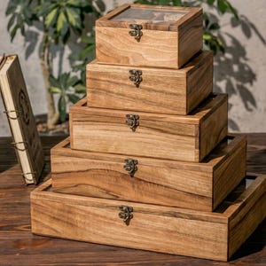 Personalisierte Walnuss-Uhrenbox | 4, 6, 8, 10, 12 Steckplätze | Glas oder Holzdeckel Vitrine | Großer Uhrenorganizer für Herren | Mann Geschenk