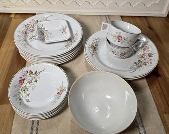 Rare Vintage Alfred Meakin Royal Ironstone Cherry Blossom Dishes