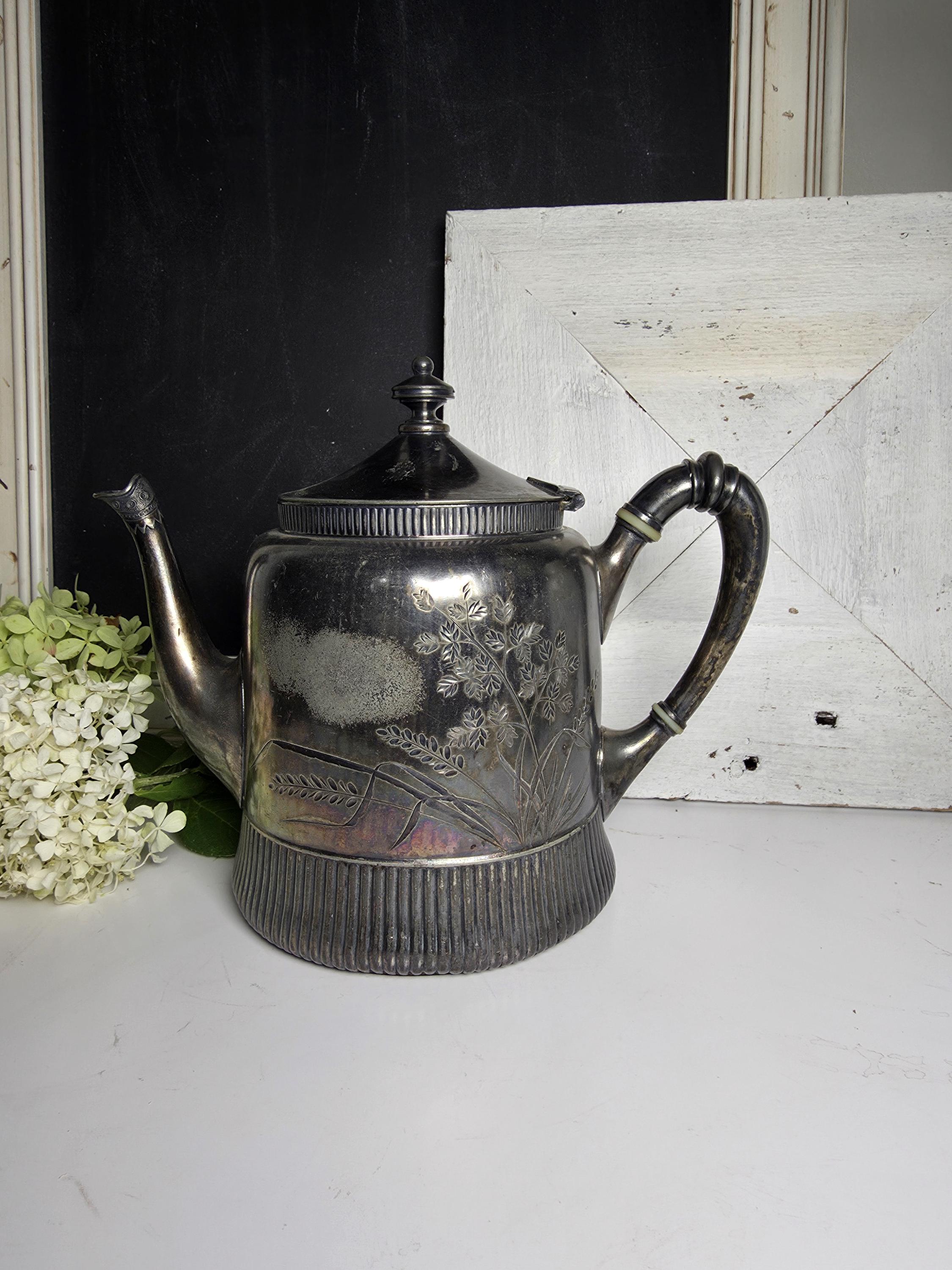 Meriden Tea Pot - Etsy