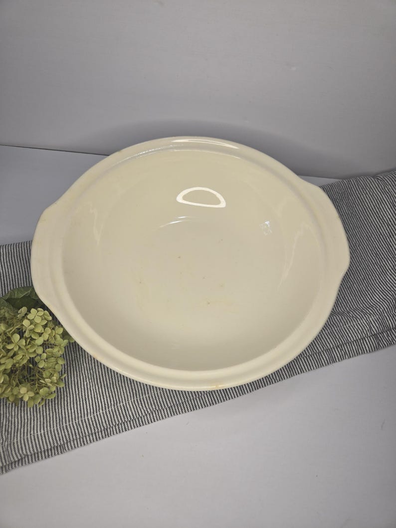 Vintage Ironstone Serving Bowl With Handles - Etsy