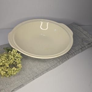 Vintage Ironstone Serving Bowl with Handles