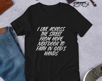 In God's Hands men’s women’s unisex t-shirt