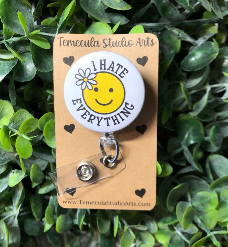 Nurse Badge Reel Funny Belt Clip Badge Reel Retractable Badge Reel Funny Badge Reel Funny Gift Badge Reel Pinch Clip Badge Reel