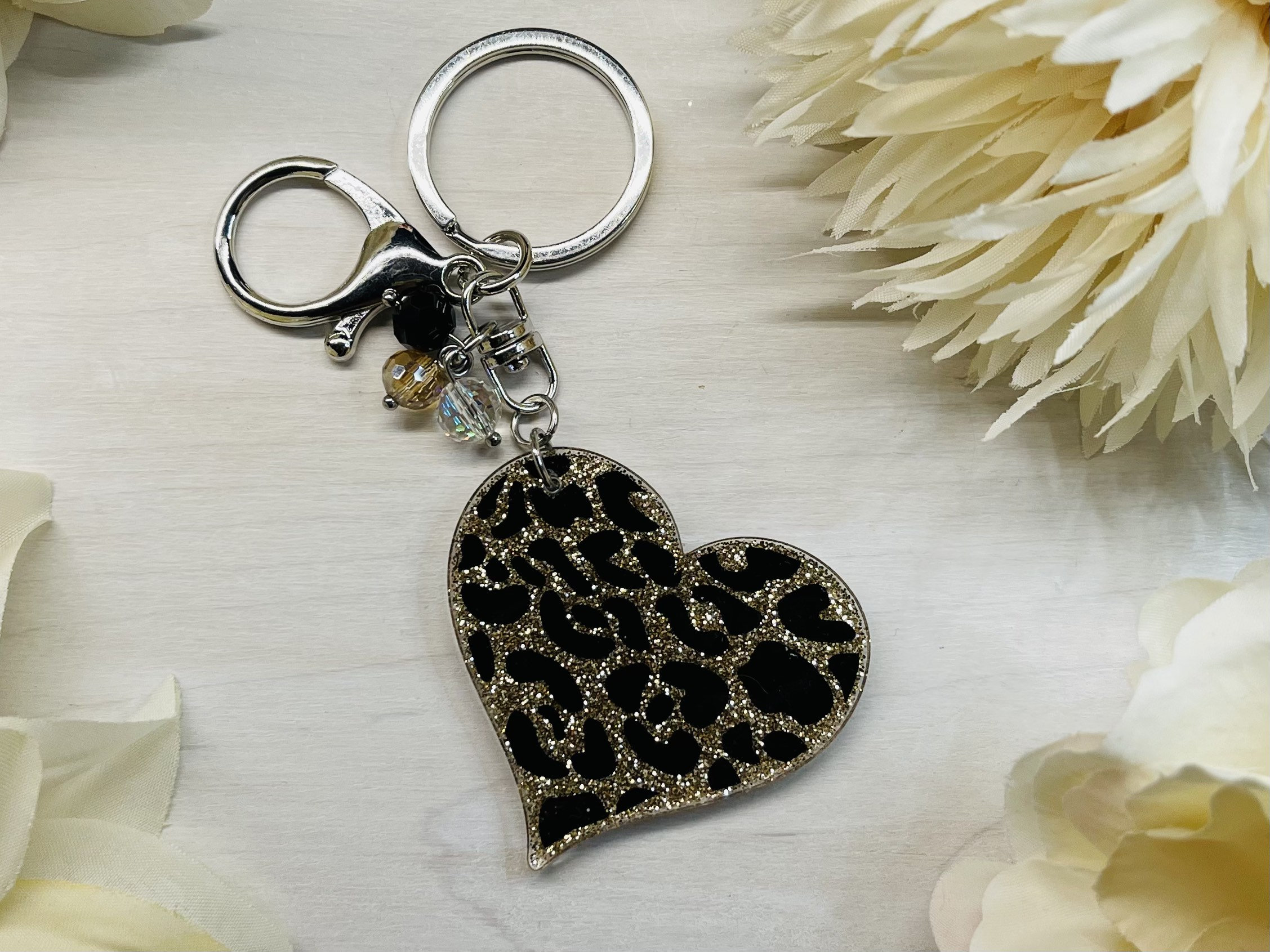◆VVV◆ Heart Leopard Rope Chain Keyring Pink 25SSKR034PKF 61s6YjoZI2L._UY1000_.jpg