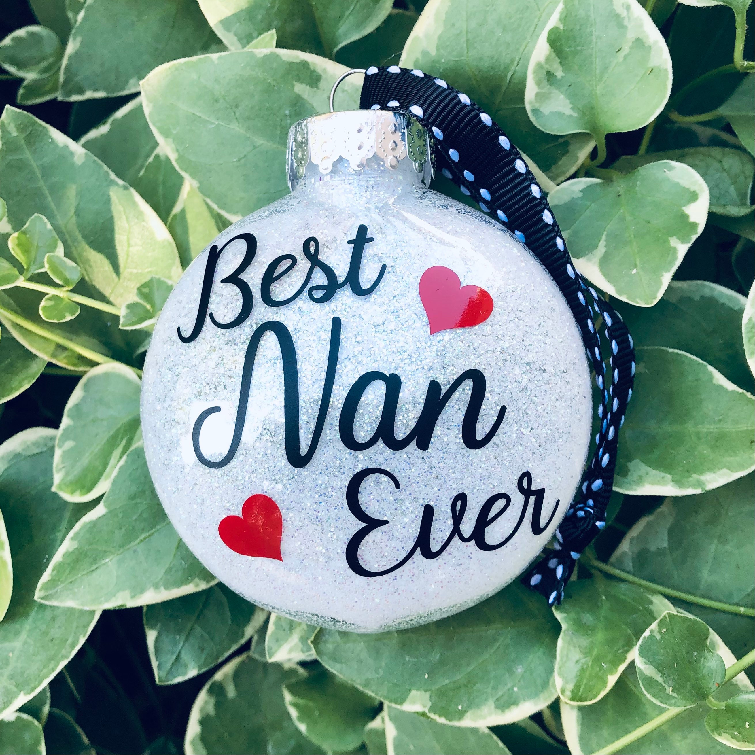 Nan Ornament Nan Gift Best Nan Ever Personalized | Etsy