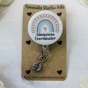 Admissions Coordinator | Social Worker Gift | ED Supervisor d| Badge Reel | Medical ID Badge | Badge Holder | Social Workers