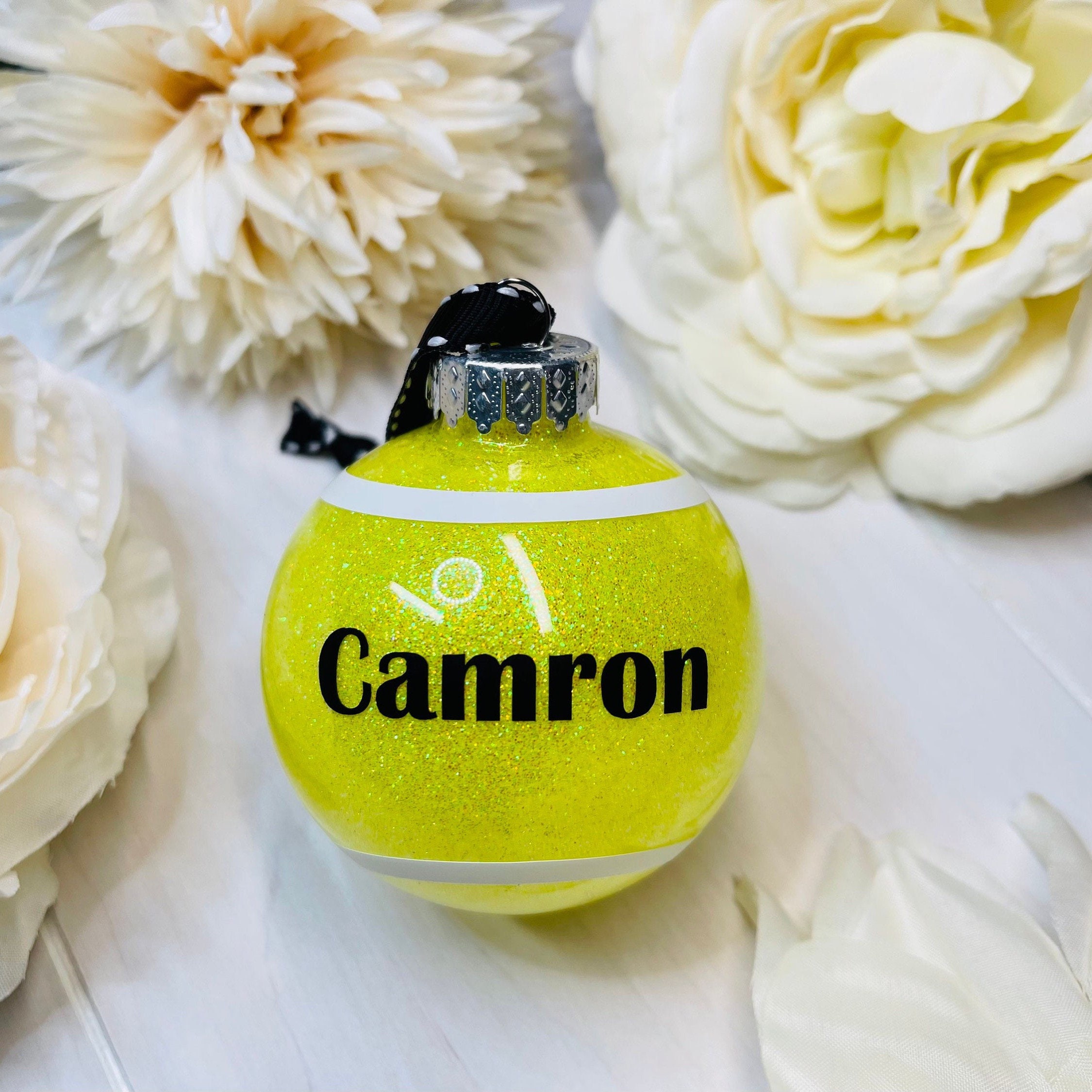 Tennis Ball Ornament Tennis Player Ornament Tennis Coach Etsy