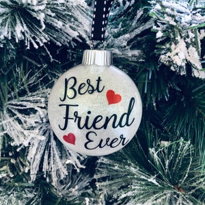Best Friend Ornament | Friends Gift | Best Friend Ever | Ornament | Friends Ornament | Friend Ornament
