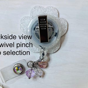 Mother Baby Badge | NICU Badge Reel | Labor and Delivery Lanyard | Stethoscope Name Badge | Retractable Lanyard | Retractable Badge Reel zdjęcie 2