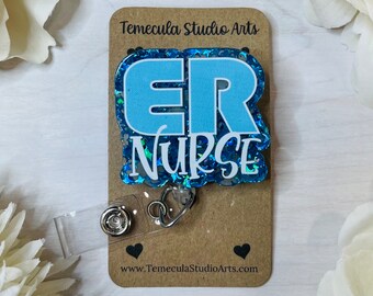 Porte-badge d'infirmière des urgences | Lanière d'infirmière | Cadeau étudiant | Cadeau étudiant en soins infirmiers | Housse pour stéthoscope | aimant d'infirmière | Cadeau collègue