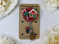 Gingerbread House | Badge Buddy | Badge Reel | Cute Badge Reels | Nurse Gift | Teacher Gift | Christmas Badge Holder | Candy Cane