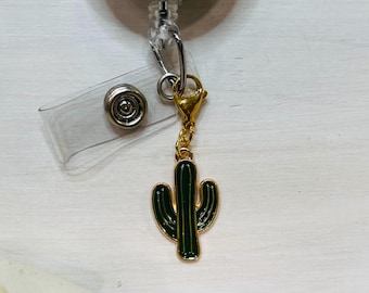 Enamel Cactus Charm | Cactus Lover Gift | Cactus Jewelry | Plant Lover Gift | House Sitter Charm | Succulent Charm | Succulent Gift