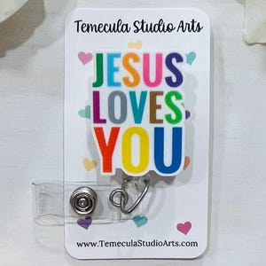 Jesus Lanyard | Jesus Badge Reel | Medical ID Badge | Nurse Badge Reel | Kindness Badge Holder | Be Kind Badge Reel | Christian Lanyard