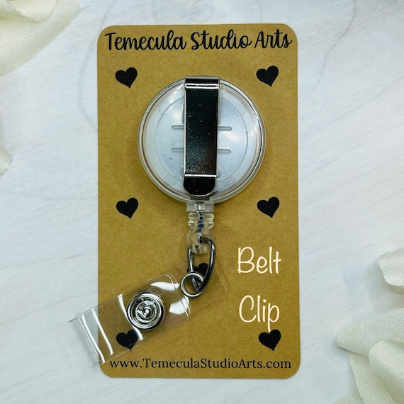 Funny Badge Reel | Clinical | Nurse Gift | Name Badge Holder | Belt Clip Badge Reel | Pinch Clip Badge Reel | Retractable Badge Reel