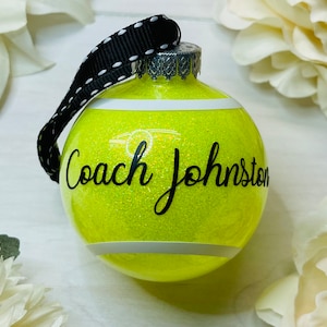 Tennis Ball Ornament | Tennis Player Ornament | Tennis Coach | Tennis Player | Tennis Ball | Tennis Club | Tennis Team | Tennis Gift