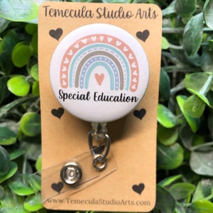 sped Teacher | Special Education Teacher Gift | Lanyard | Badge Reel | Medical ID Badge | Badge Holder | SPED Student | SPED